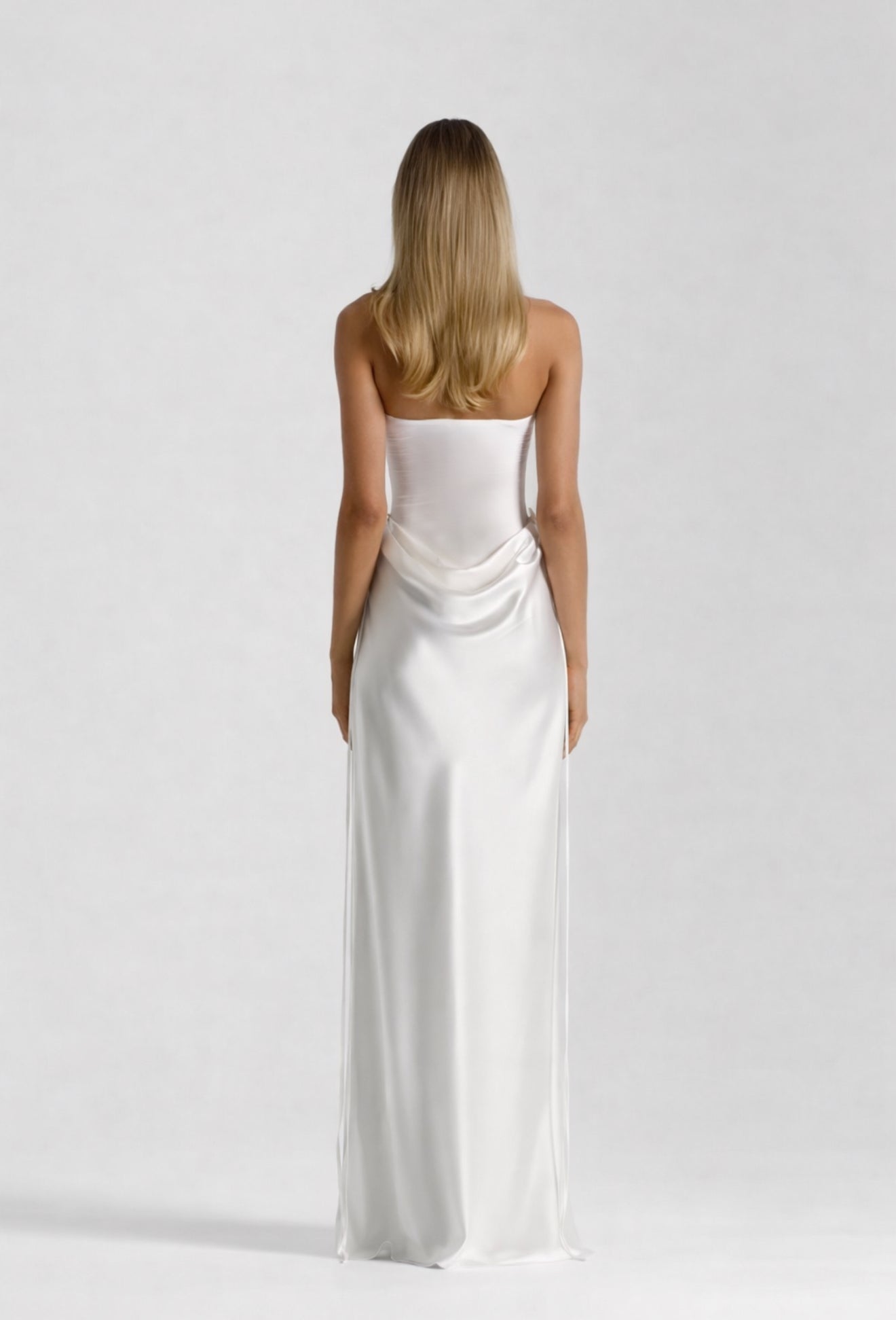  body con strapless gown party dress